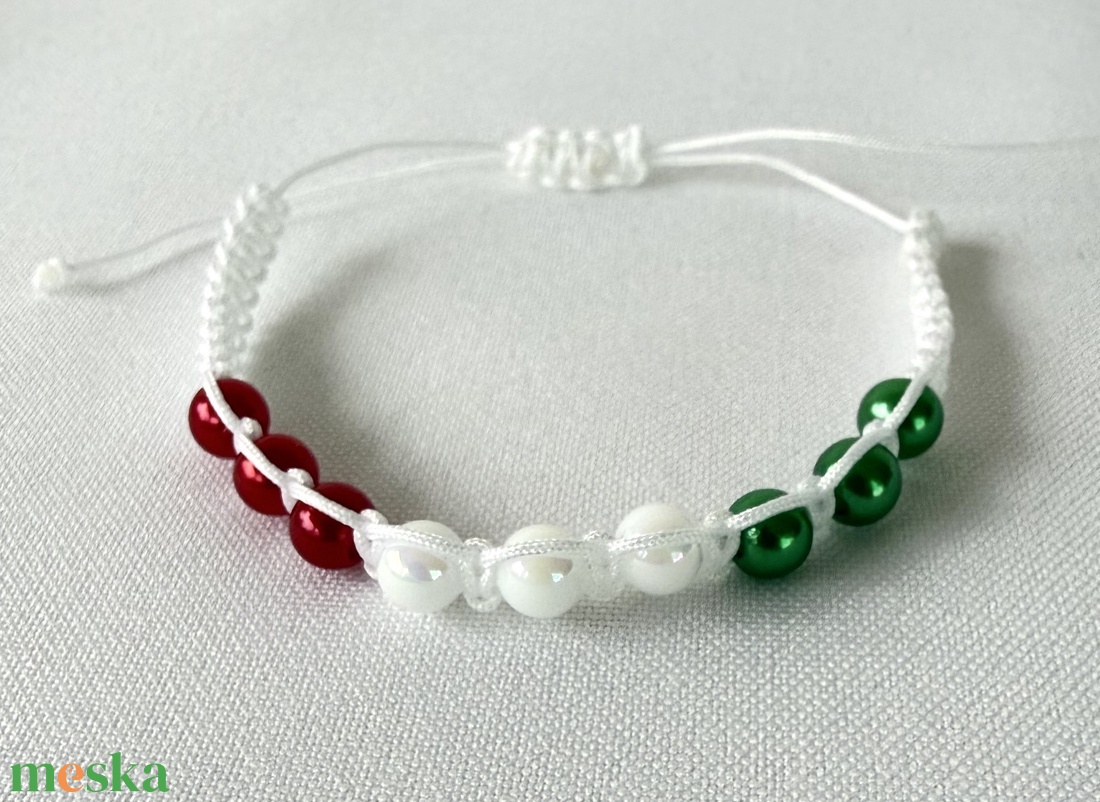 Makramé karkötő - ékszer - karkötő - fonott karkötő - Meska.hu