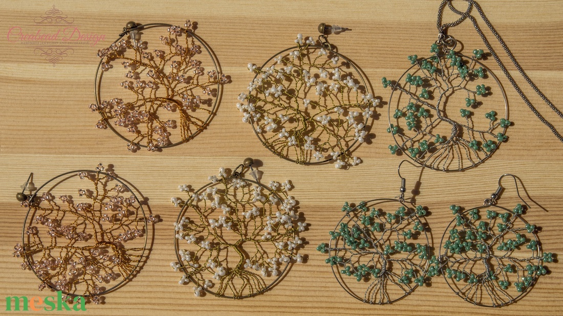 Creabead Design életfa fülbevaló és/vagy medál - ékszer - fülbevaló - karika fülbevaló - Meska.hu Creabead Design életfa fülbevaló és/vagy medál - ékszer - fülbevaló - karika fülbevaló - Meska.hu