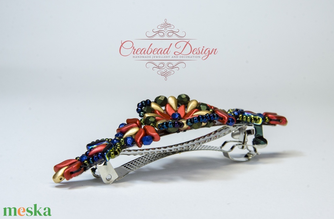 Creabead Design matyó stílusú francia csat - ruha & divat - hajdísz & hajcsat - hajcsat & hajtű - Meska.hu Creabead Design matyó stílusú francia csat - ruha & divat - hajdísz & hajcsat - hajcsat & hajtű - Meska.hu
