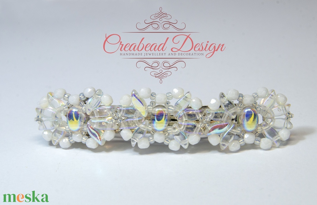 Creabead Design egyedi mintájú francia hajcsat - ruha & divat - hajdísz & hajcsat - hajcsat & hajtű - Meska.hu Creabead Design egyedi mintájú francia hajcsat - ruha & divat - hajdísz & hajcsat - hajcsat & hajtű - Meska.hu