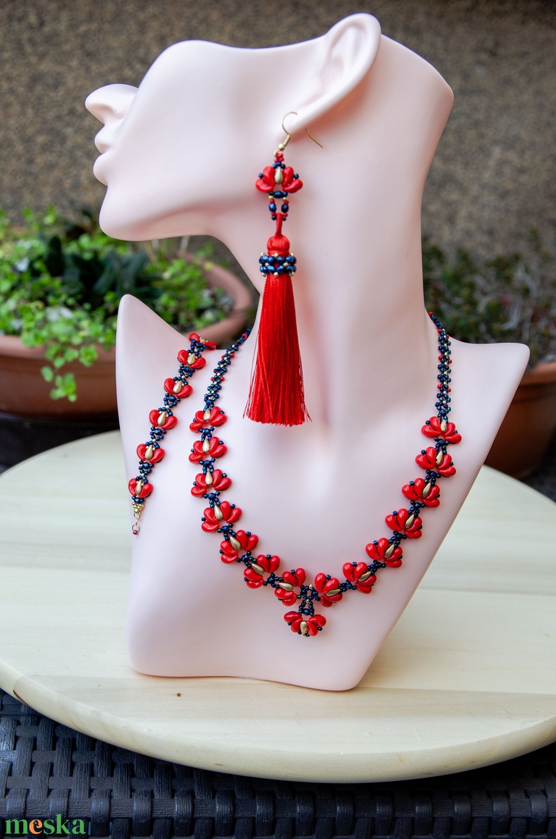 Creabead Design matyó stílusú elegáns ékszerszett - ékszer - ékszerszett - Meska.hu