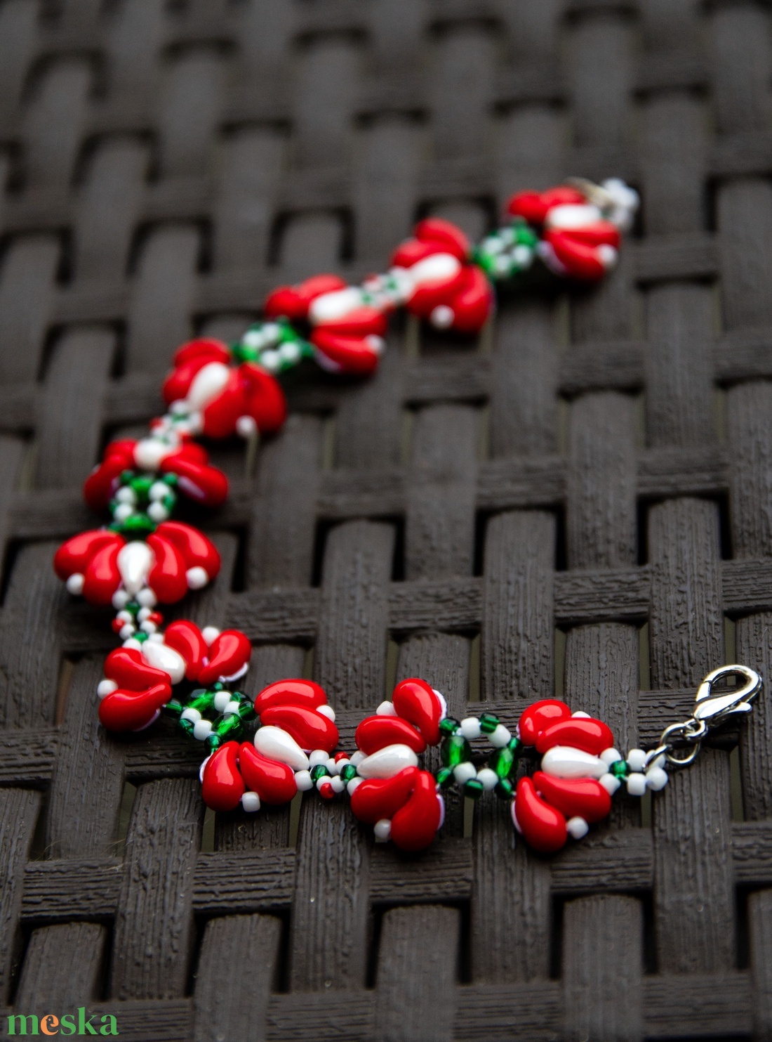 Creabead Design matyó stílusú elegáns karkötő - ékszer - karkötő - gyöngyös karkötő - Meska.hu