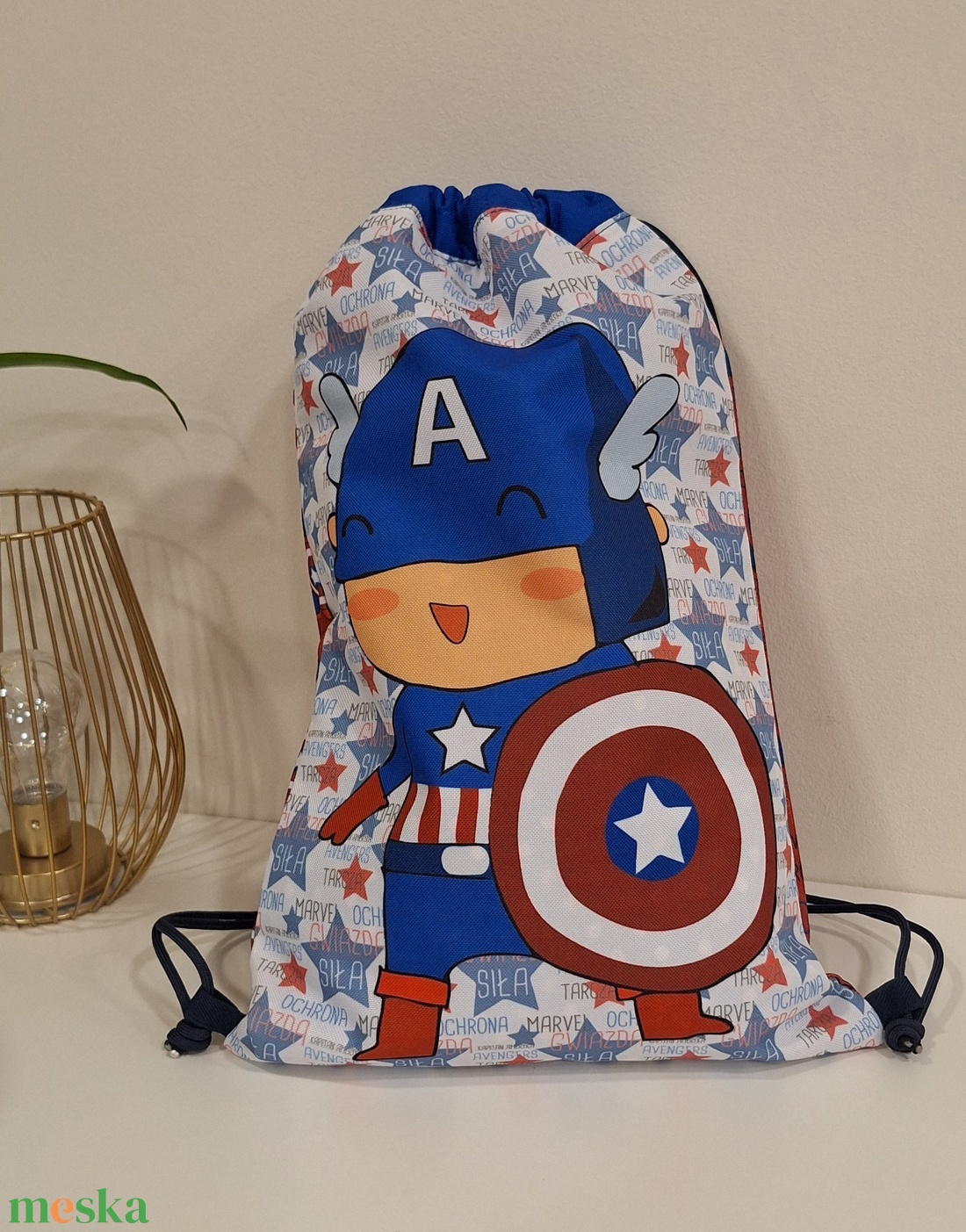 Amerika Kapitány hátizsák - játék & sport - ovis felszerelés - ovis hátizsák - Meska.hu