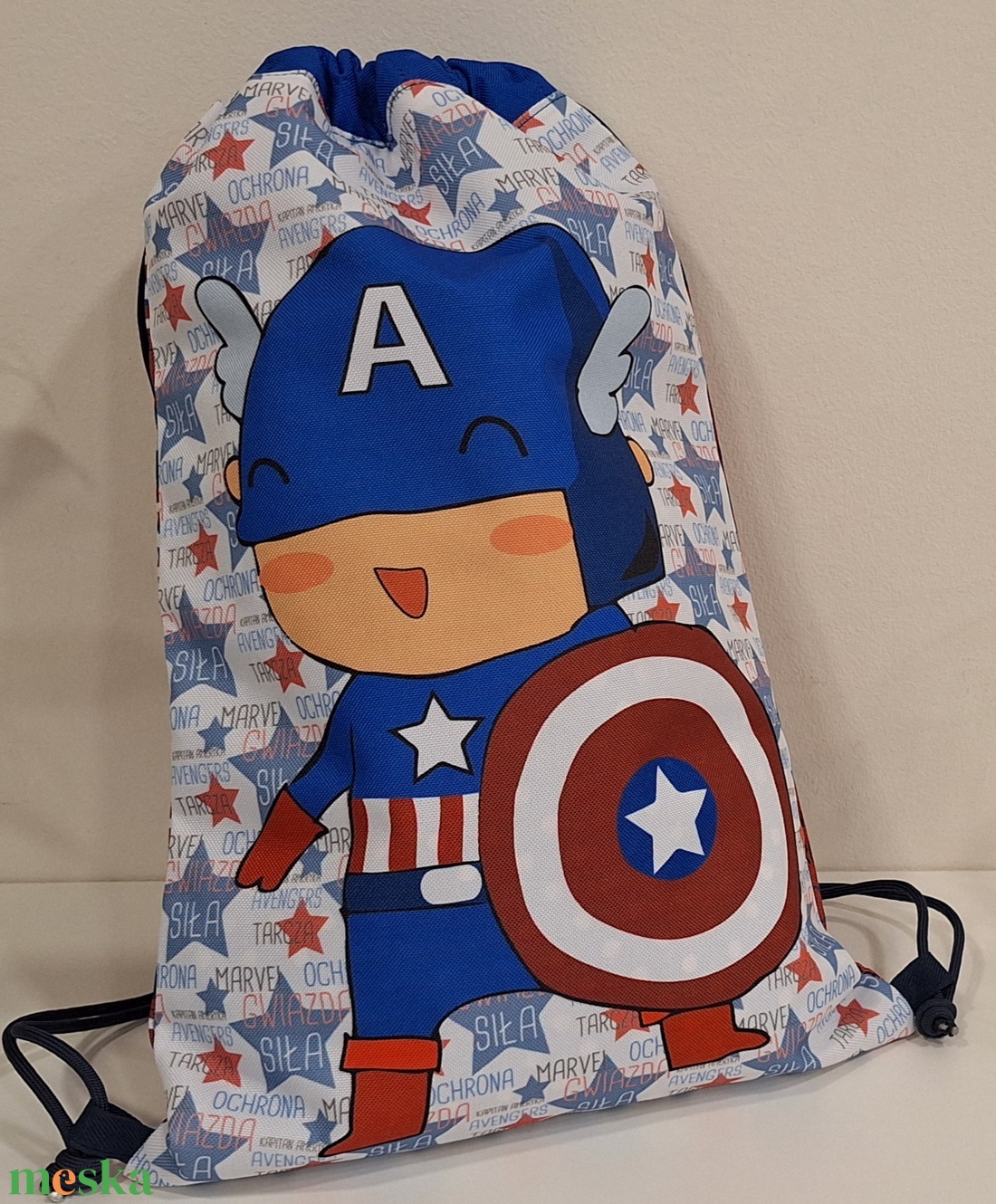 Amerika Kapitány hátizsák - játék & sport - ovis felszerelés - ovis hátizsák - Meska.hu