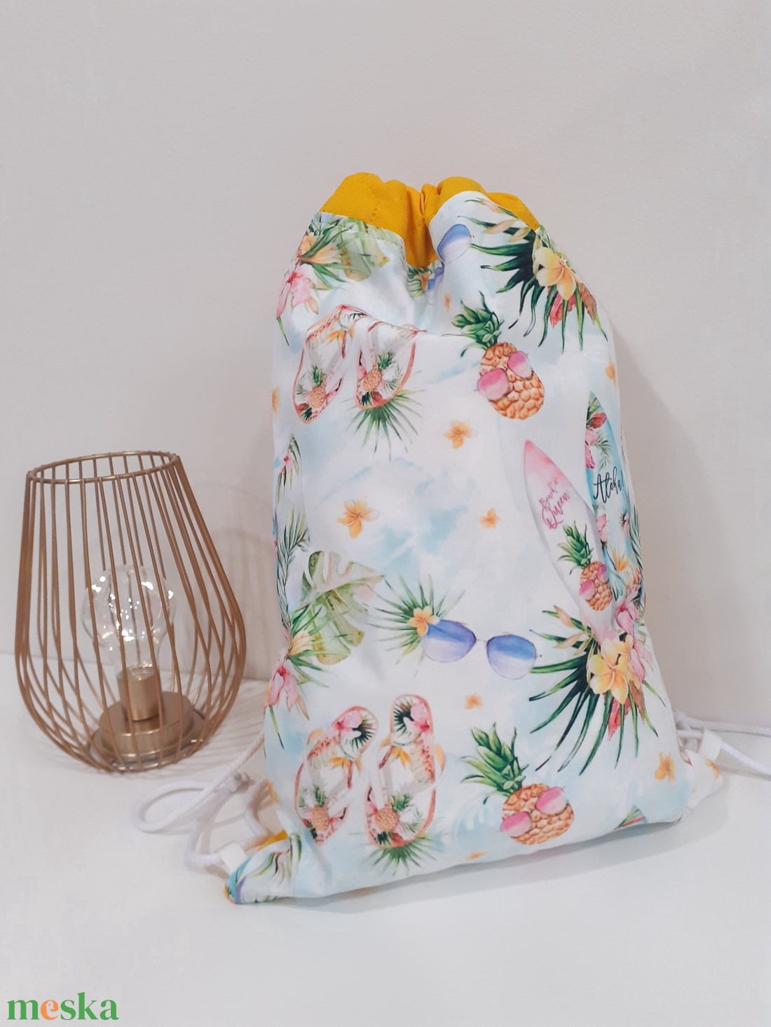 Hawaii vízlepergető hátizsák - táska & tok - hátizsák - hátizsák - Meska.hu