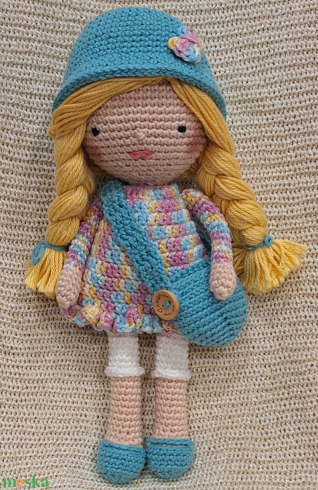 Horgolt öltöztethető amigurumi baba - játék & sport - baba & babaház - öltöztethető baba - Meska.hu