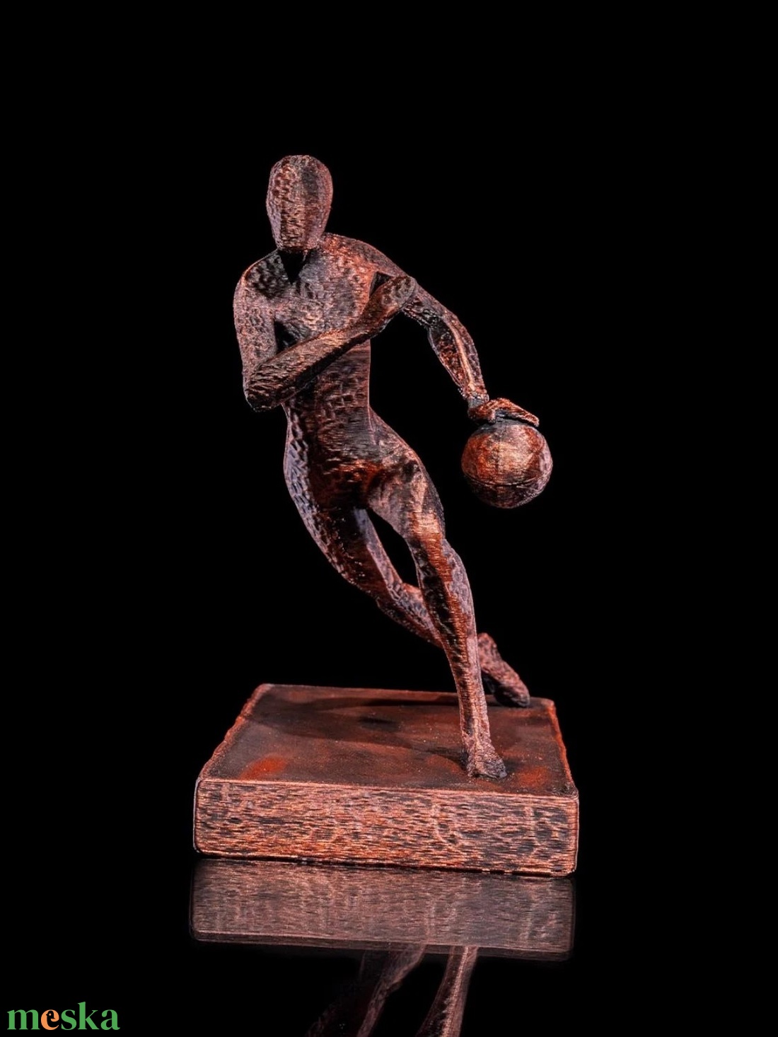 Kosárlabdázó szobor  - otthon & életmód - dekoráció - dísztárgy - Meska.hu