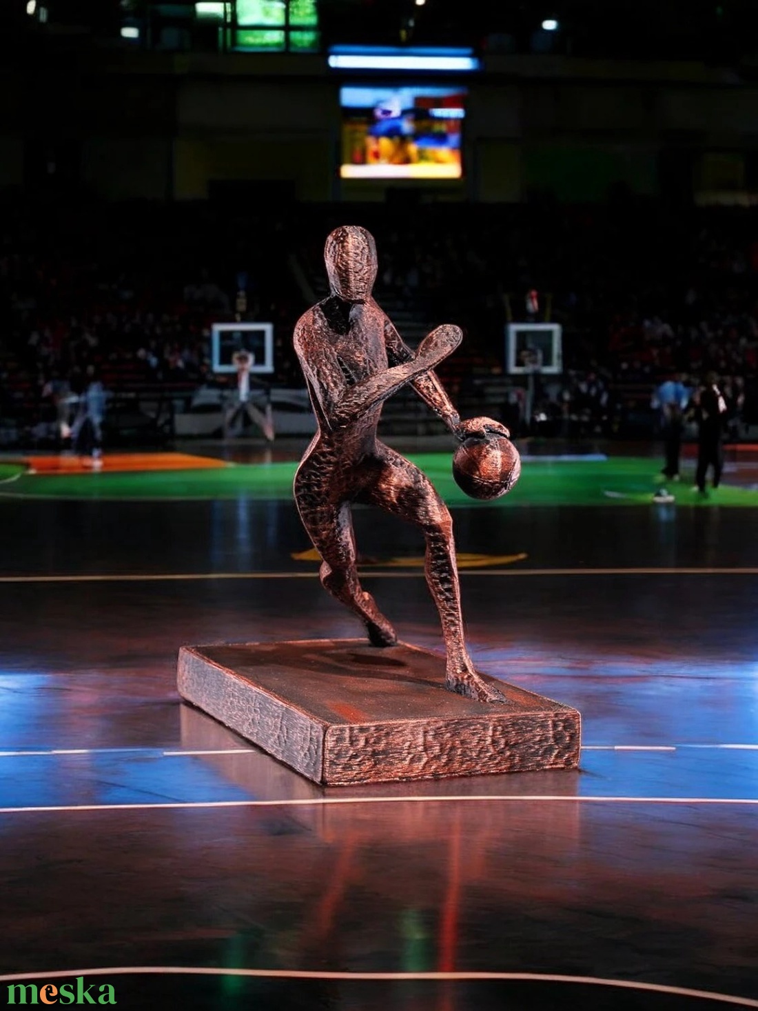 Kosárlabdázó szobor  - otthon & életmód - dekoráció - dísztárgy - Meska.hu