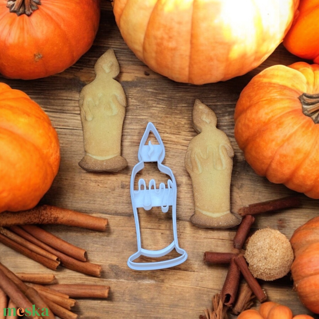 Gyertya sütikiszúró - otthon & életmód - dekoráció - halloween - halloweeni sütikiszúrók - Meska.hu