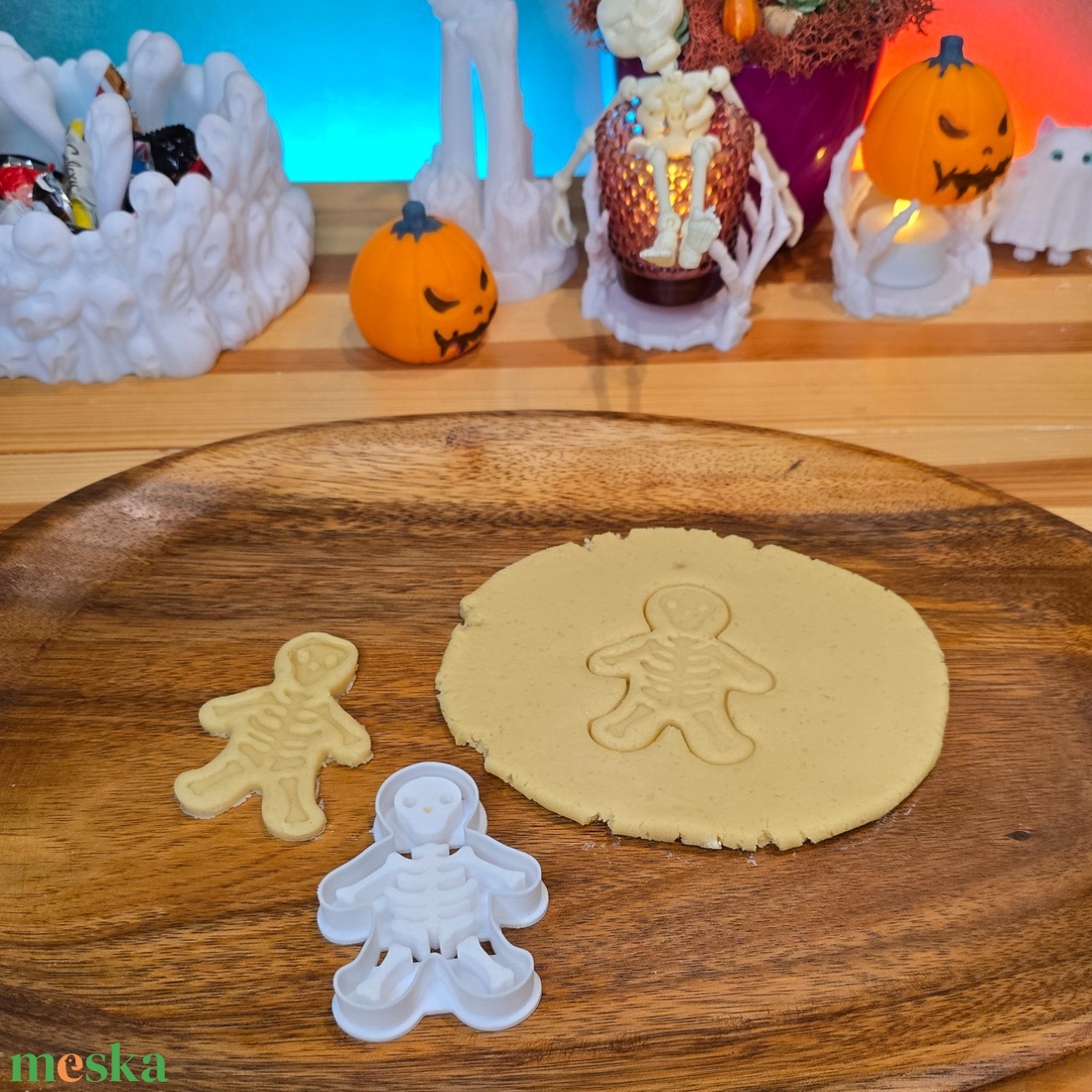 Csontváz sütikiszúró - otthon & életmód - dekoráció - halloween - halloweeni sütikiszúrók - Meska.hu