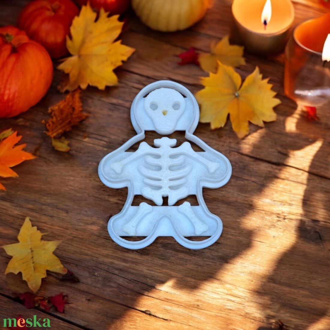 Csontváz sütikiszúró - otthon & életmód - dekoráció - halloween - halloweeni sütikiszúrók - Meska.hu