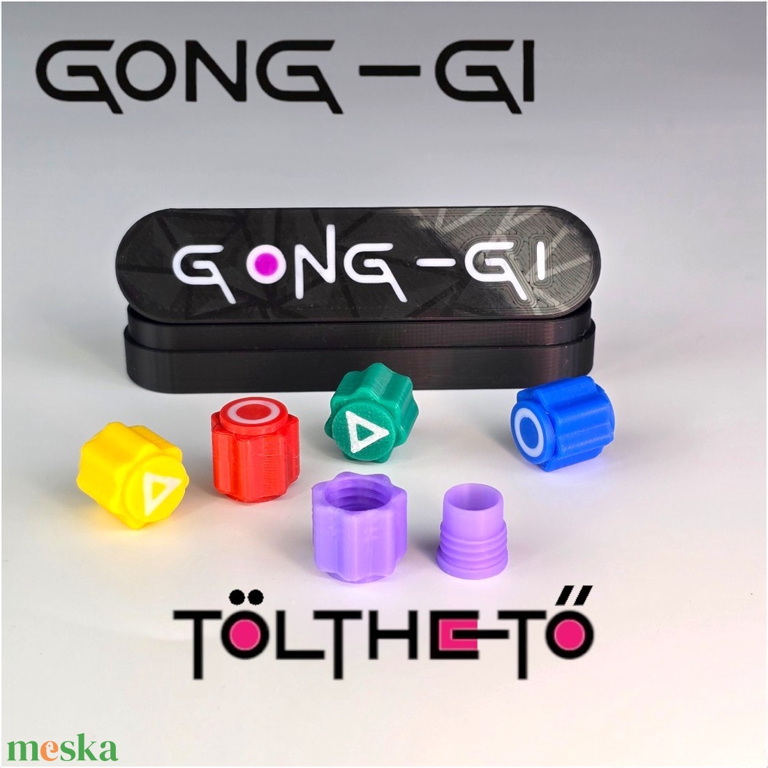 Gong-gi - Inspirált játékszett Squid Game stílusban - játék & sport - mozgásfejlesztő játékok - Meska.hu