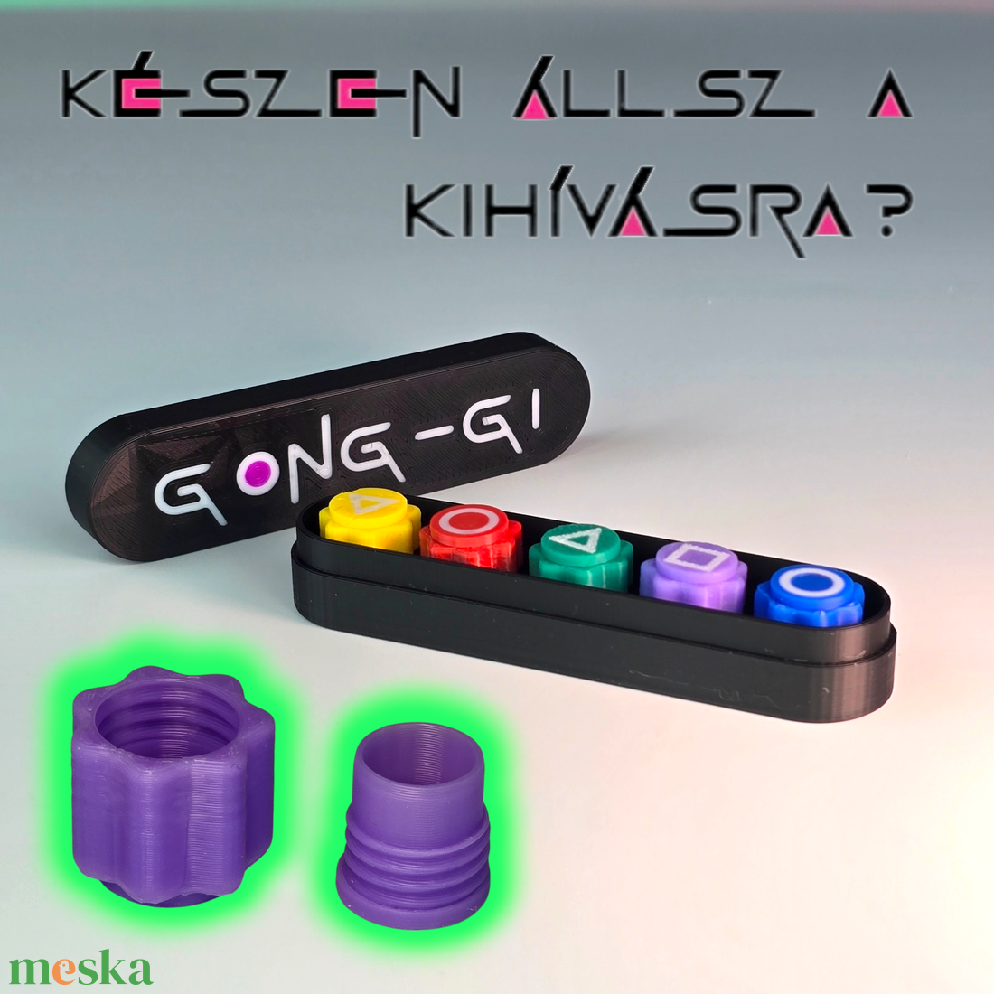 Gong-gi - Inspirált játékszett Squid Game stílusban - játék & sport - mozgásfejlesztő játékok - Meska.hu