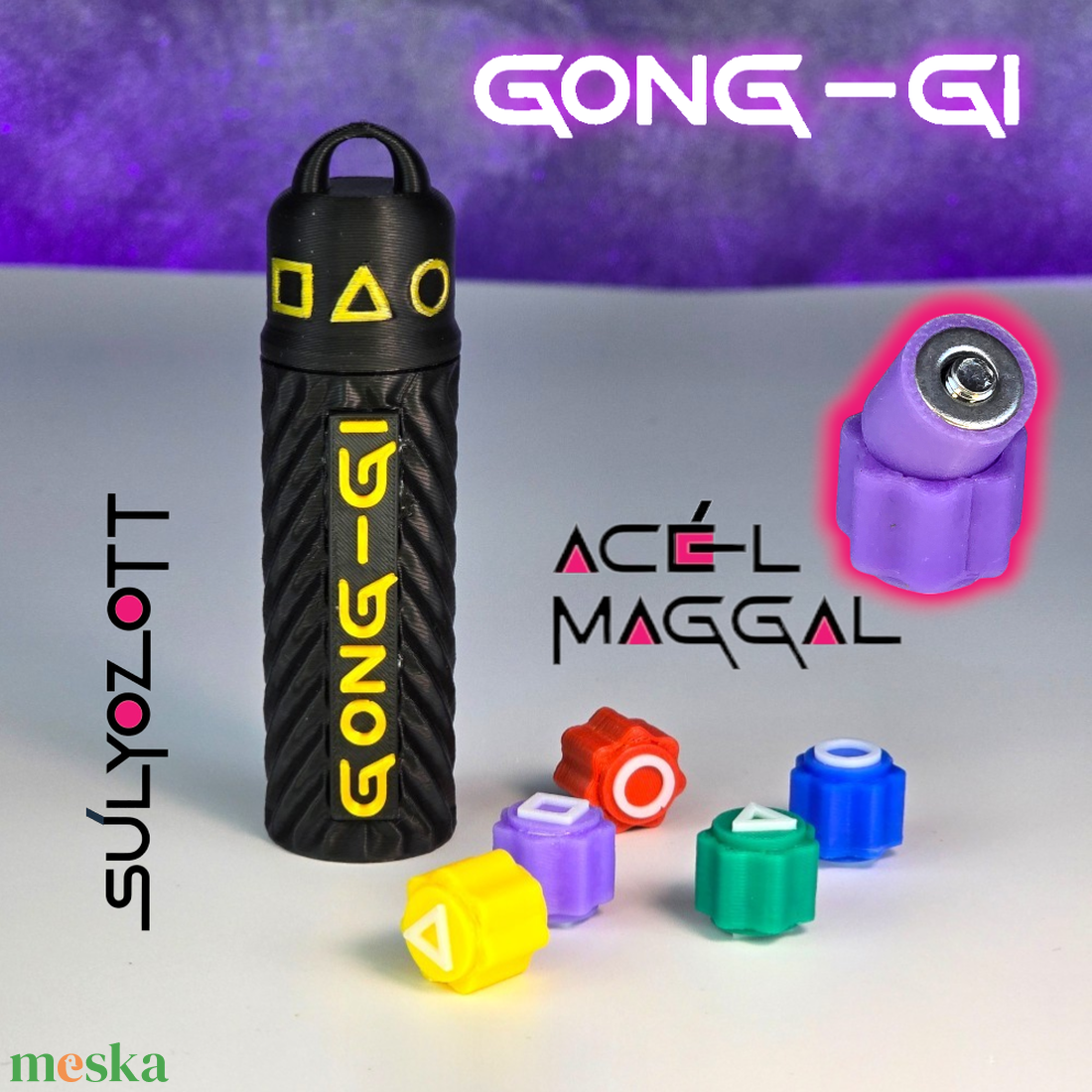 Súlyozott Gong-gi - Dél-koreai játék (acél maggal) - játék & sport - táblajáték és kártyajáték - társasjátékok - Meska.hu