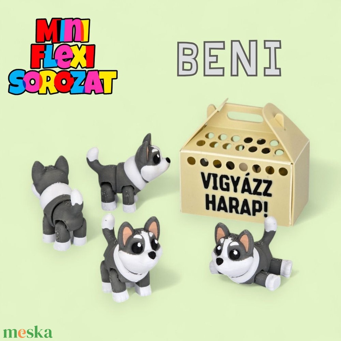 Beni, a hűséges husky - játék & sport - plüssállat & játékfigura - más figura - Meska.hu