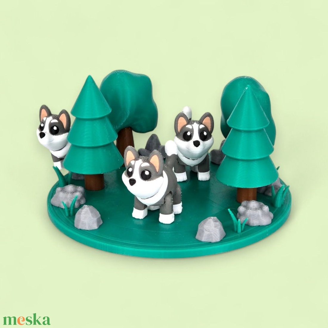 Beni, a hűséges husky - játék & sport - plüssállat & játékfigura - más figura - Meska.hu