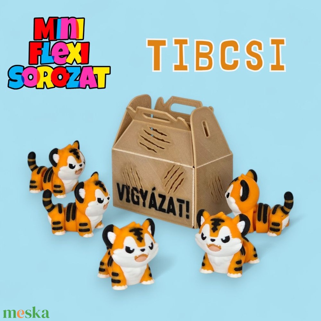Tibcsi, a kíváncsi kis tigris - játék & sport - plüssállat & játékfigura - más figura - Meska.hu