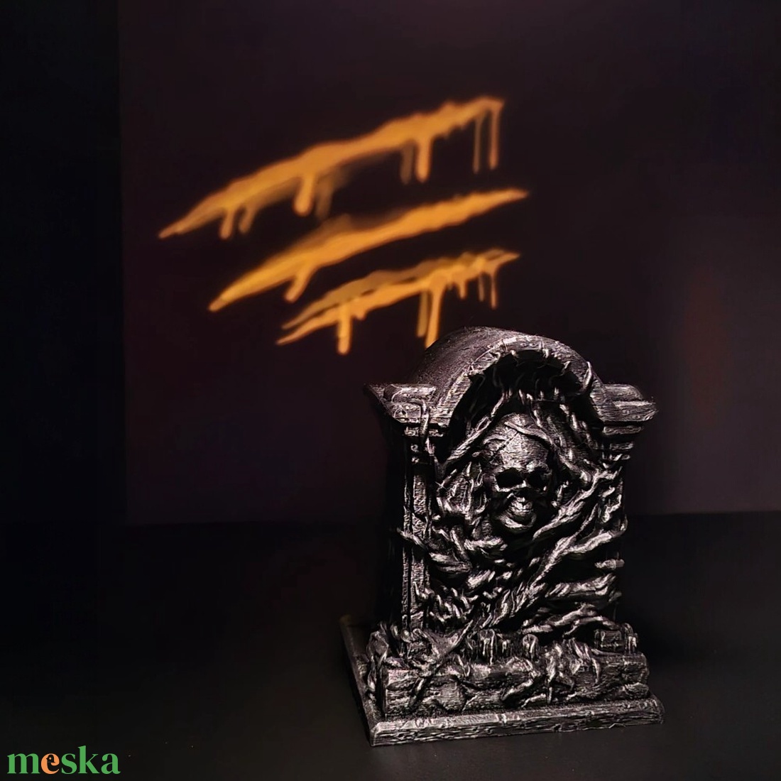 Halloweeni sírkő kivetítő - otthon & életmód - dekoráció - halloween - halloweeni dekoráció - Meska.hu