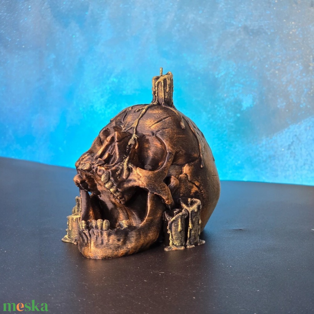 Koponya halloweeni kivetítő - otthon & életmód - dekoráció - halloween - halloweeni dekoráció - Meska.hu