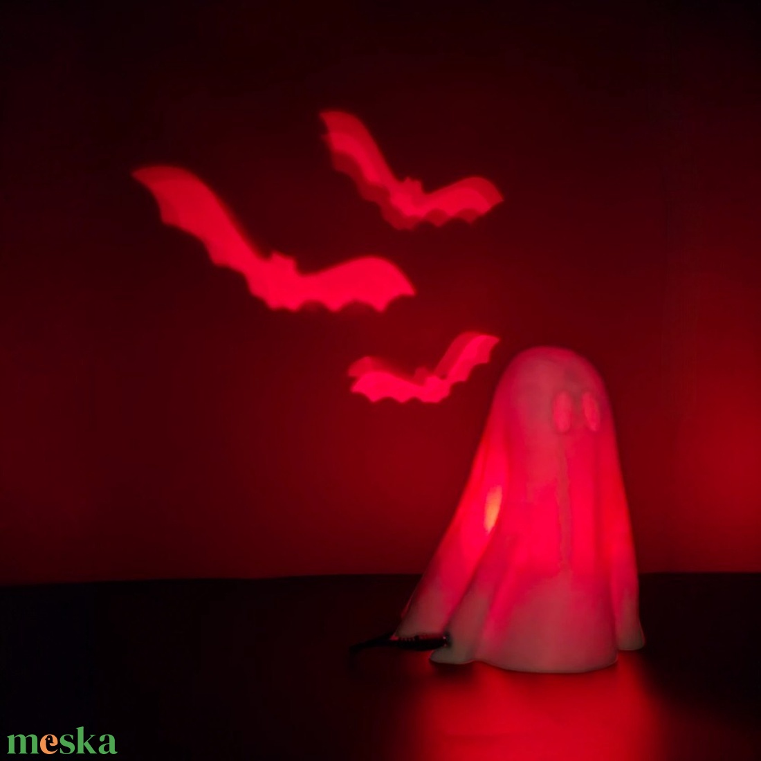 Kísértet halloweeni kivetítő - otthon & életmód - dekoráció - halloween - halloweeni dekoráció - Meska.hu