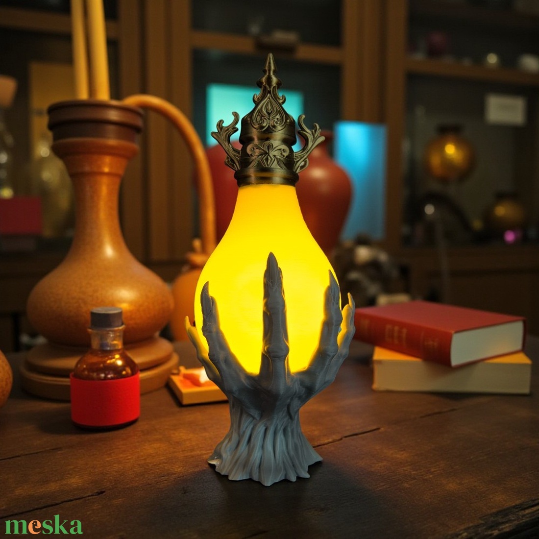 Az utolsó érintés - Lámpa a túlvilágról - otthon & életmód - dekoráció - halloween - halloweeni dekoráció - Meska.hu