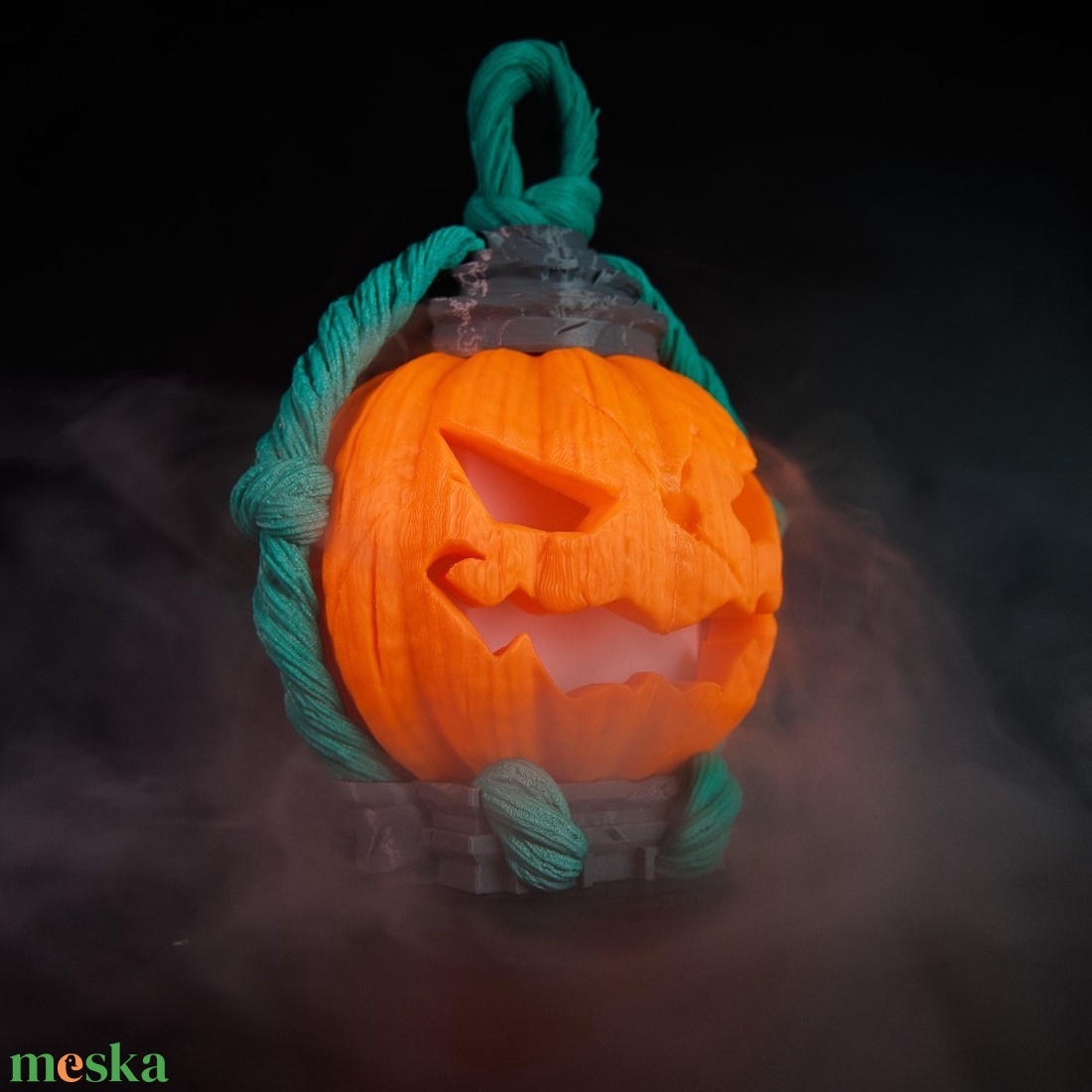 Pislákoló Tökfej  Lámpás a Halloweenre - otthon & életmód - dekoráció - halloween - halloweeni dekoráció - Meska.hu