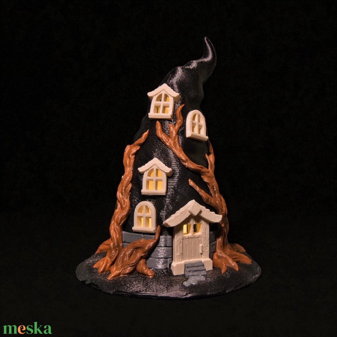 Boszorkánylak  Lámpás a Sötét Erdőből - otthon & életmód - dekoráció - halloween - halloweeni dekoráció - Meska.hu