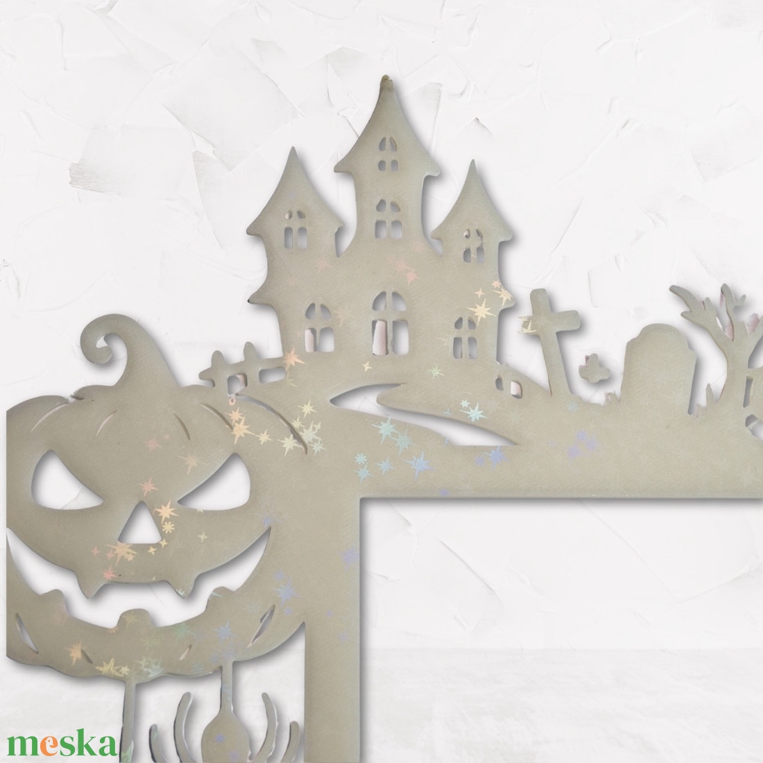 Halloween Fényvarázs Ajtó Dekoráció - otthon & életmód - dekoráció - halloween - halloweeni ajtódíszek és ablakdíszek - Meska.hu