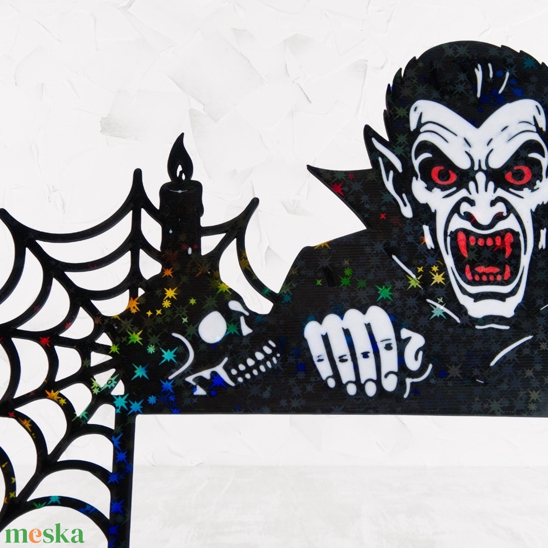 Vámpír Ajtó Dekoráció - otthon & életmód - dekoráció - halloween - halloweeni ajtódíszek és ablakdíszek - Meska.hu