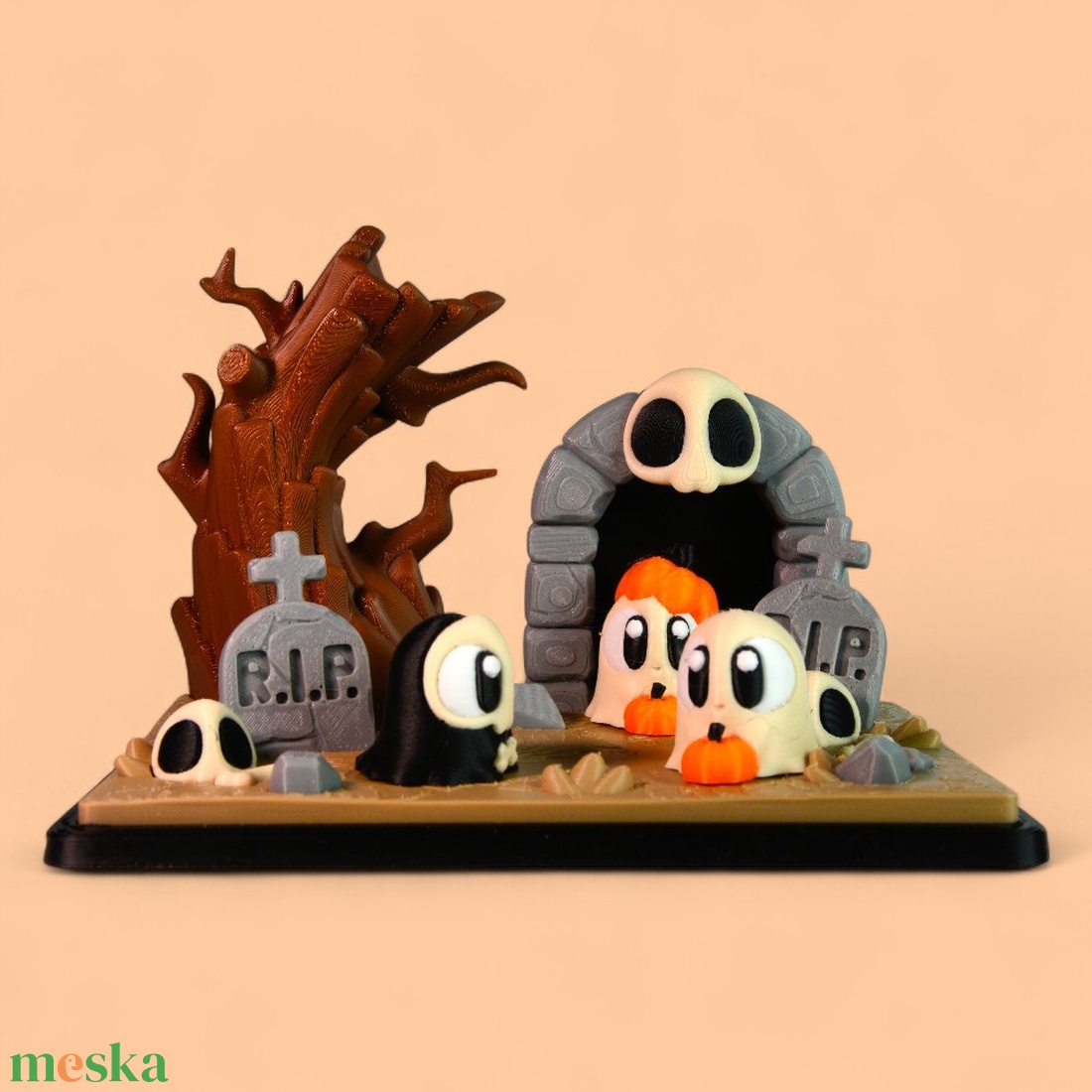 Szellem és Kripta jelenet - otthon & életmód - dekoráció - halloween - halloweeni figurák - Meska.hu