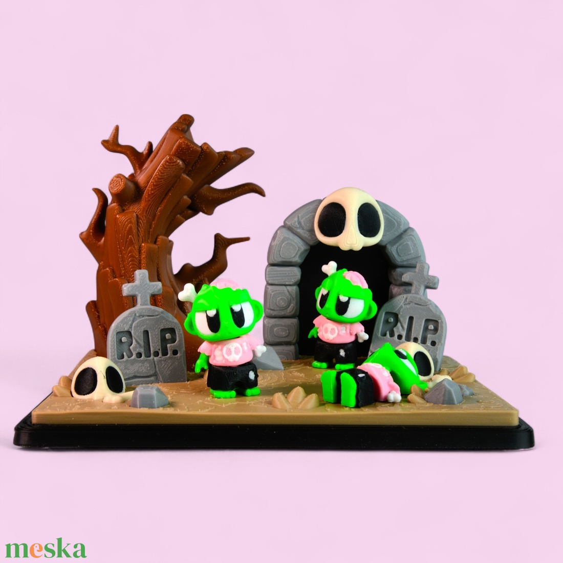 Zombi Srác és Kripta Jelenet - otthon & életmód - dekoráció - halloween - halloweeni figurák - Meska.hu