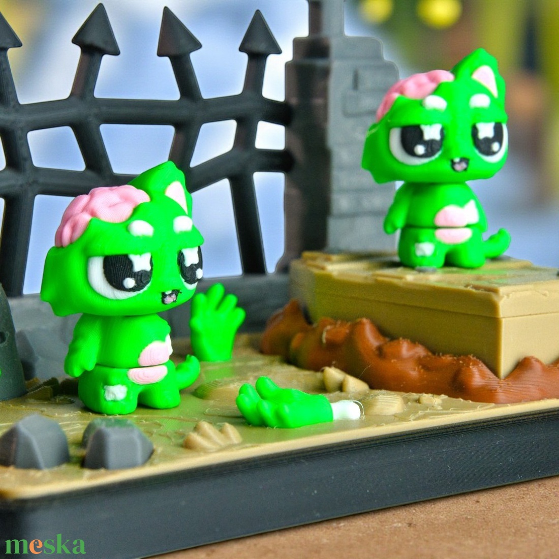 Zombicica és Temetői Jelenet - otthon & életmód - dekoráció - halloween - halloweeni figurák - Meska.hu