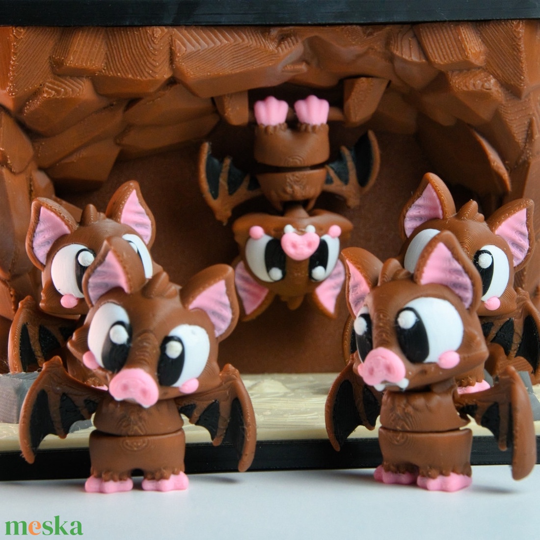 Denevér és Denevérbarlang Jelenet - otthon & életmód - dekoráció - halloween - halloweeni figurák - Meska.hu