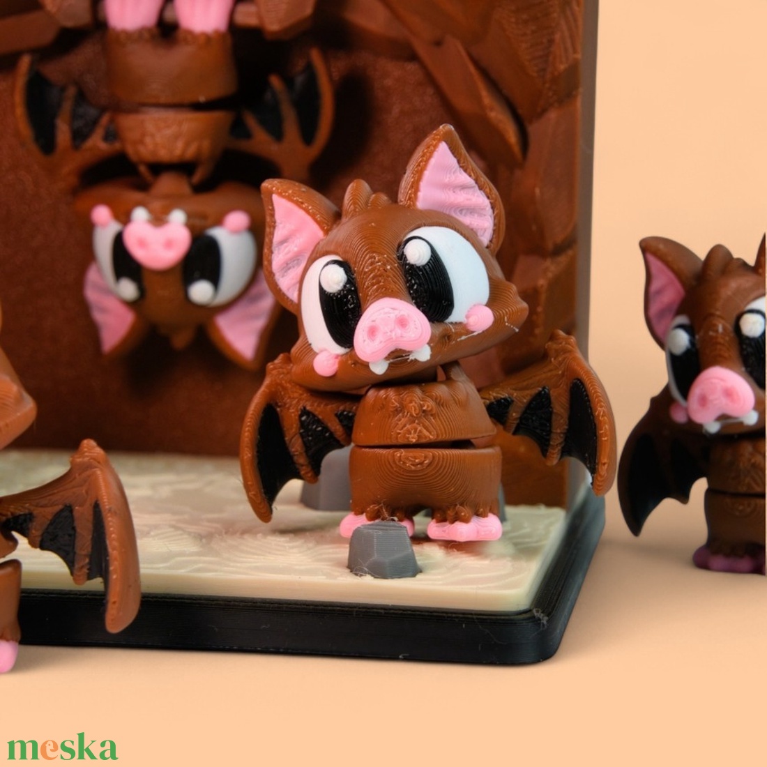 Denevér és Denevérbarlang Jelenet - otthon & életmód - dekoráció - halloween - halloweeni figurák - Meska.hu