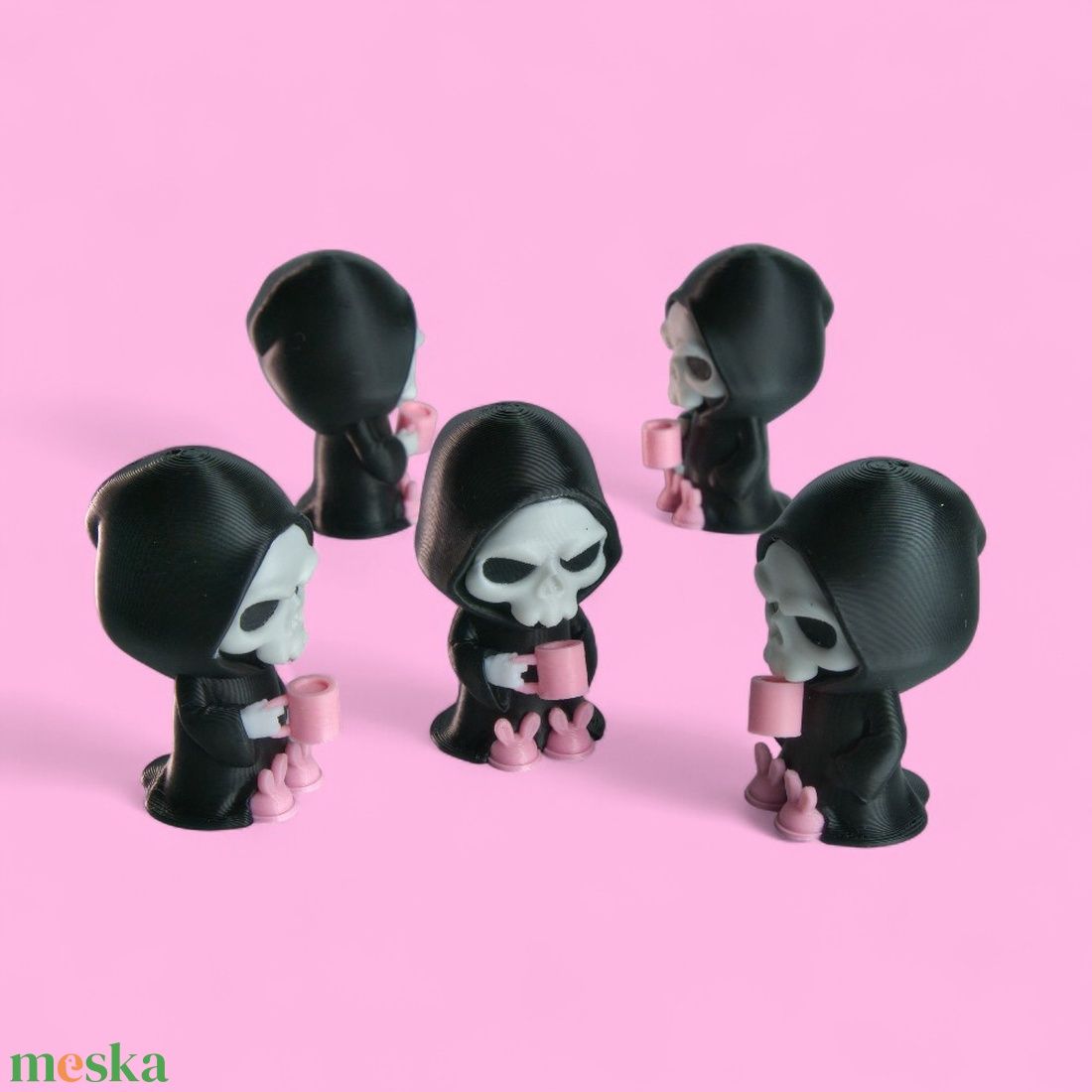 Kaszás kávészünet - otthon & életmód - dekoráció - halloween - halloweeni figurák - Meska.hu