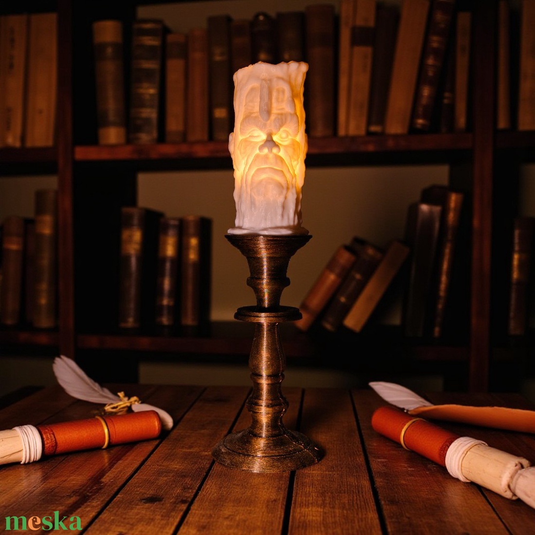 Lélekláng Gyertyatartó  2 db-os szett - otthon & életmód - dekoráció - halloween - halloweeni dekoráció - Meska.hu