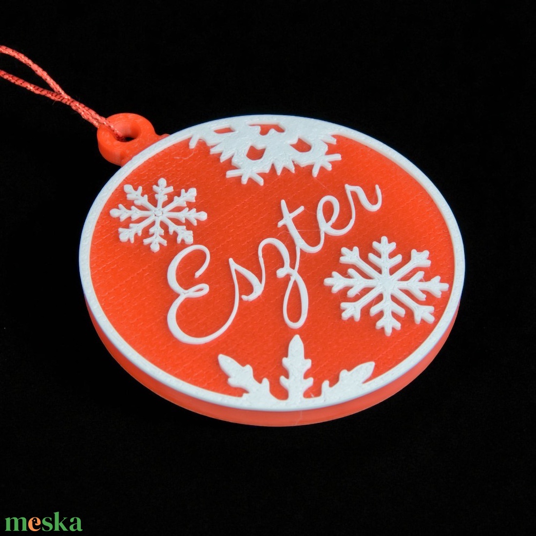 Auróra, névre szóló karácsonyfadísz - Stílus 1 - karácsony - karácsonyi lakásdekoráció - karácsonyfadíszek - Meska.hu