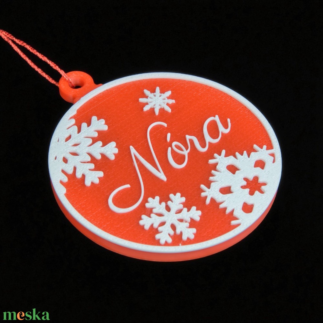 Auróra, névre szóló karácsonyfadísz - Stílus 3 - karácsony - karácsonyi lakásdekoráció - karácsonyfadíszek - Meska.hu