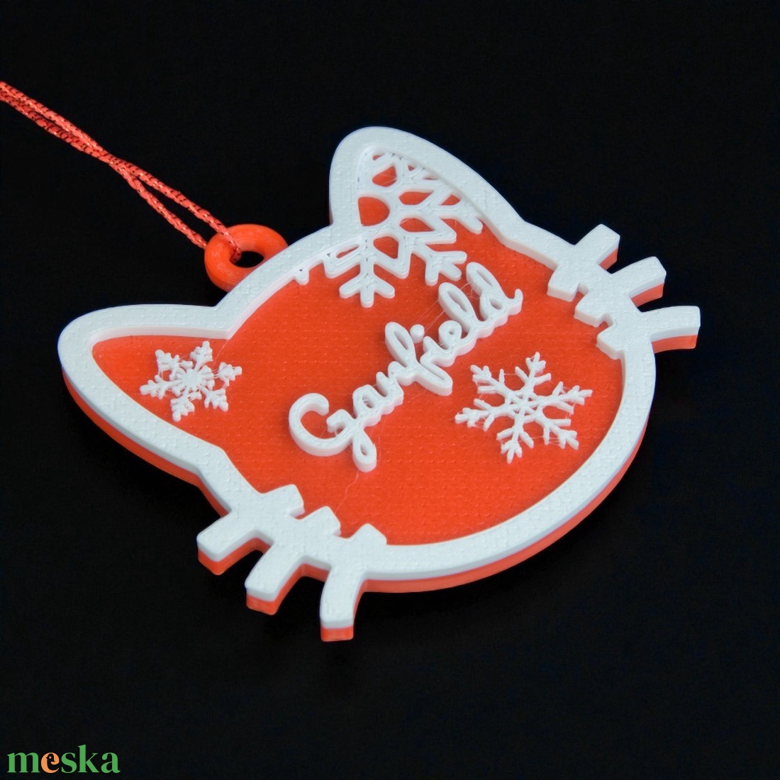 Téli Dorombolás, névre szóló cicás karácsonyfadísz - Stílus 3 - karácsony - karácsonyi lakásdekoráció - karácsonyfadíszek - Meska.hu