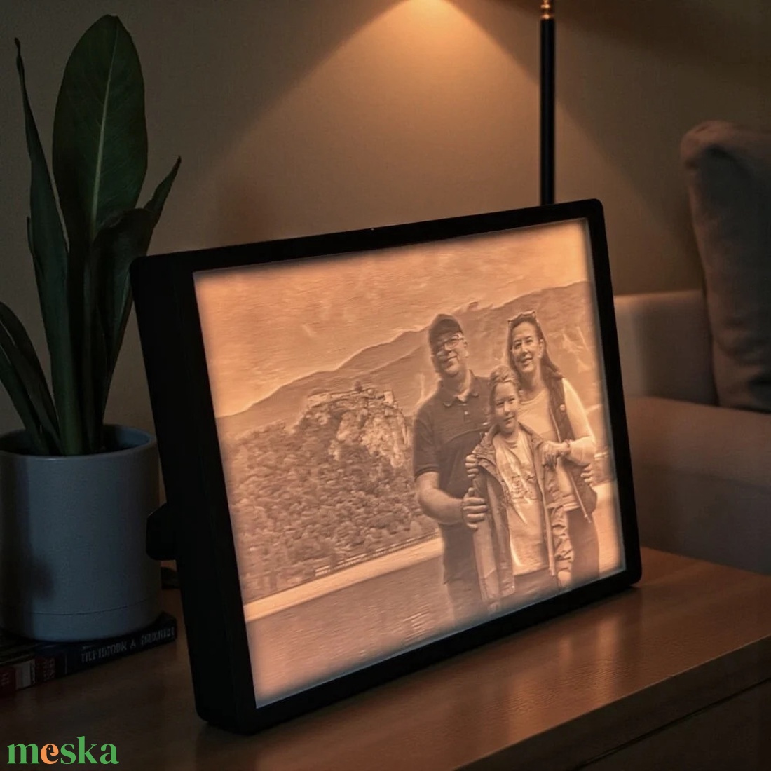 Emlékfény  Panoráma litofán kép kerettel (4:3) - otthon & életmód - lámpa - hangulatlámpa - Meska.hu