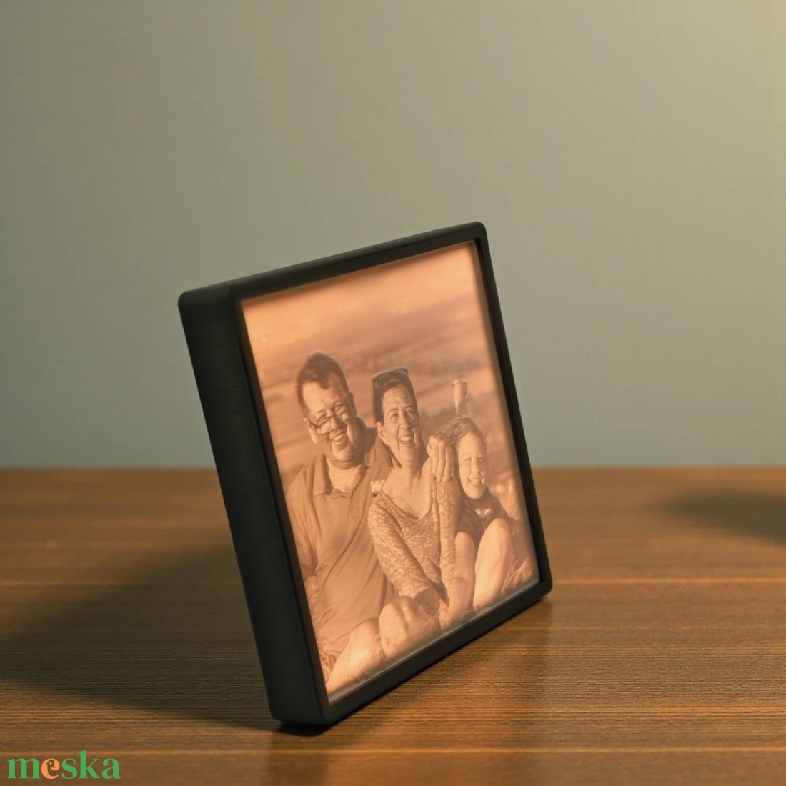 Emlékfény  Négyzetes litofán kép kerettel (1:1) - otthon & életmód - lámpa - hangulatlámpa - Meska.hu