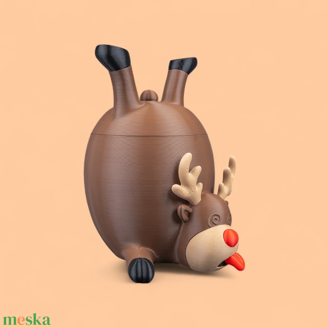 Torkos Rudolf sütitartó - karácsony - mikulás - mikulás beltéri dekoráció - Meska.hu