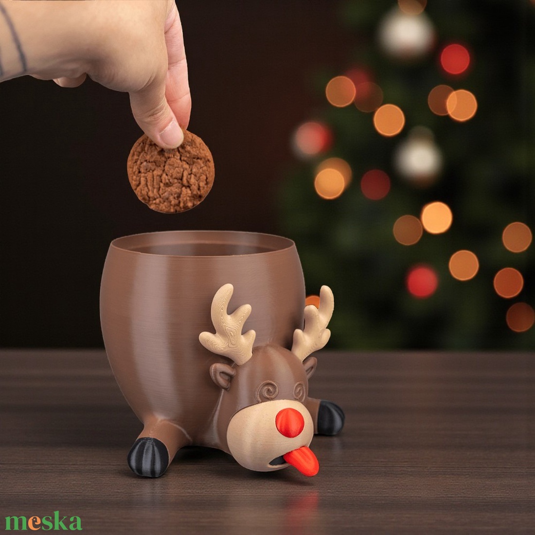 Torkos Rudolf sütitartó - karácsony - mikulás - mikulás beltéri dekoráció - Meska.hu
