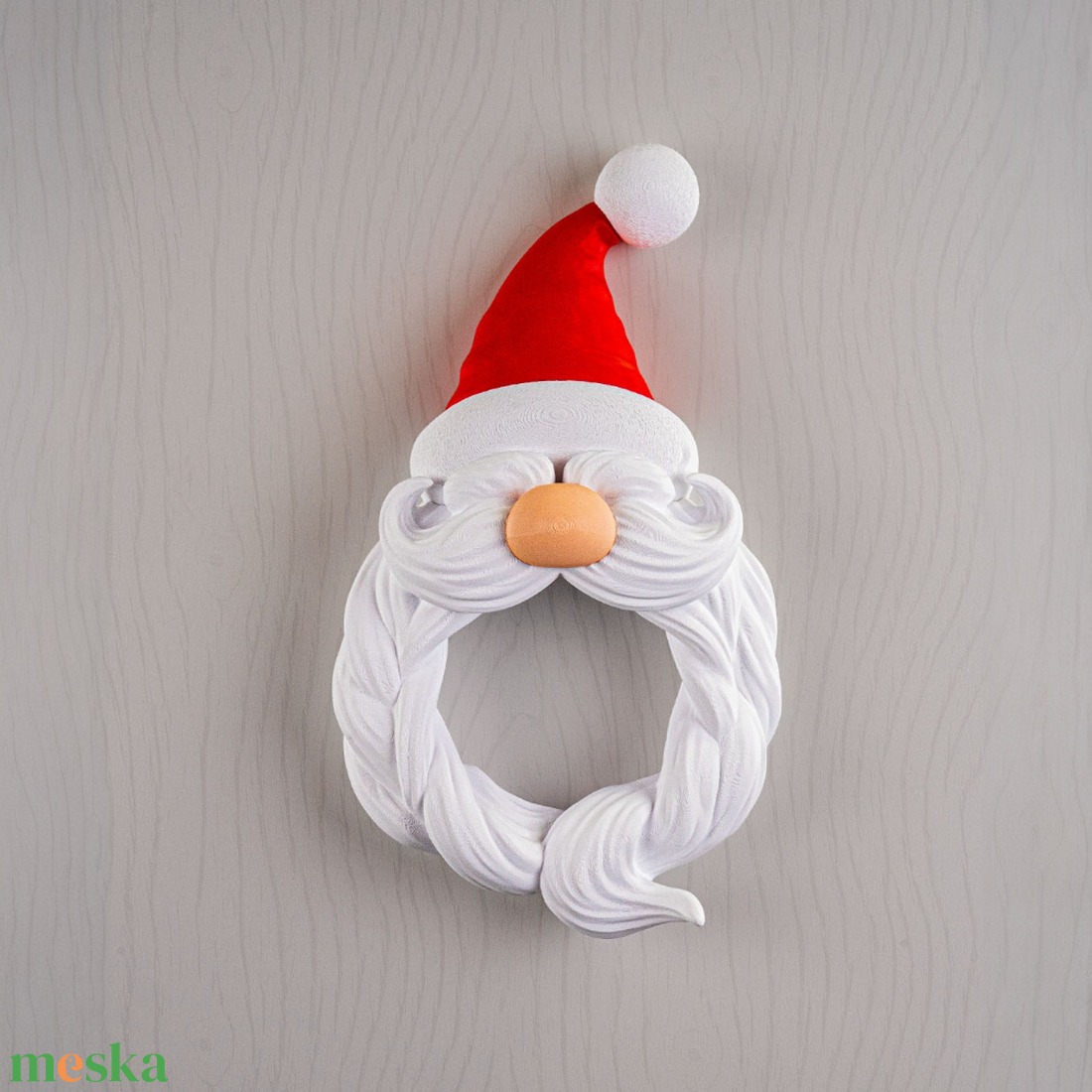 Mikulás ajtódísz - karácsony - mikulás - mikulás beltéri dekoráció - Meska.hu