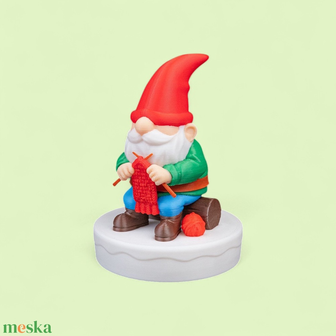 Kötögető Manó - karácsony - karácsonyi lakásdekoráció - karácsonyi manók, figurák - Meska.hu