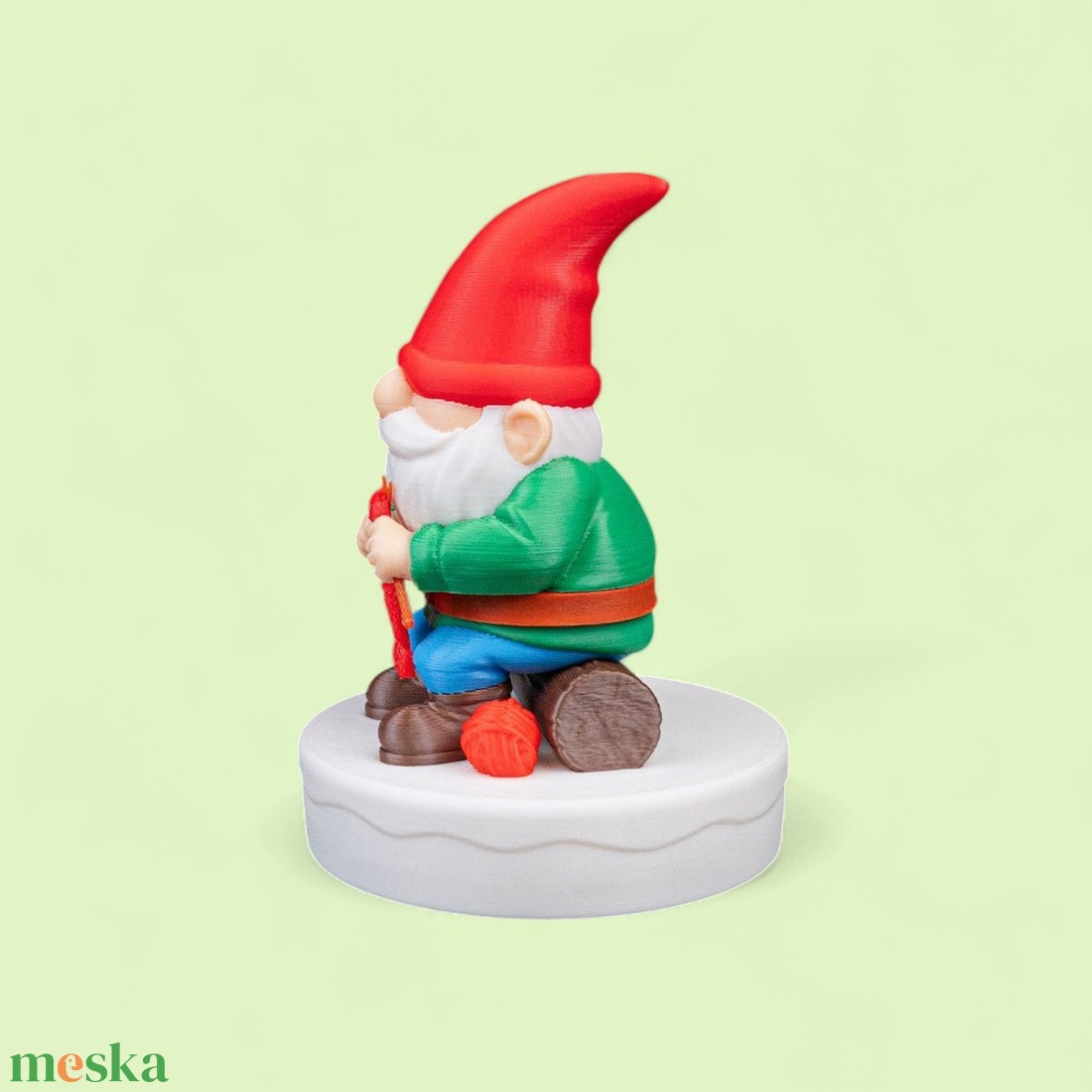 Kötögető Manó - karácsony - karácsonyi lakásdekoráció - karácsonyi manók, figurák - Meska.hu