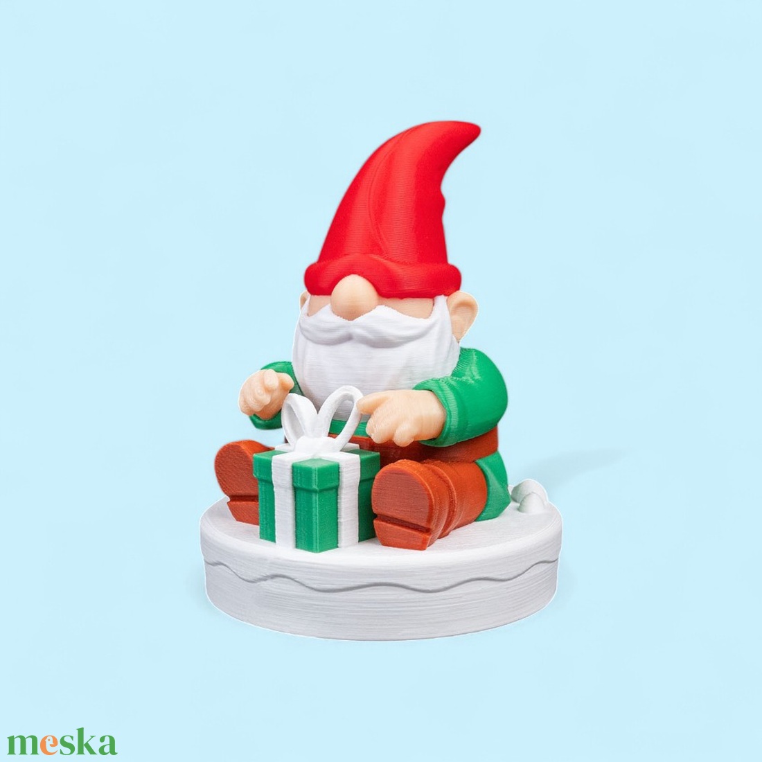 Ajándékos Manó - karácsony - karácsonyi lakásdekoráció - karácsonyi manók, figurák - Meska.hu