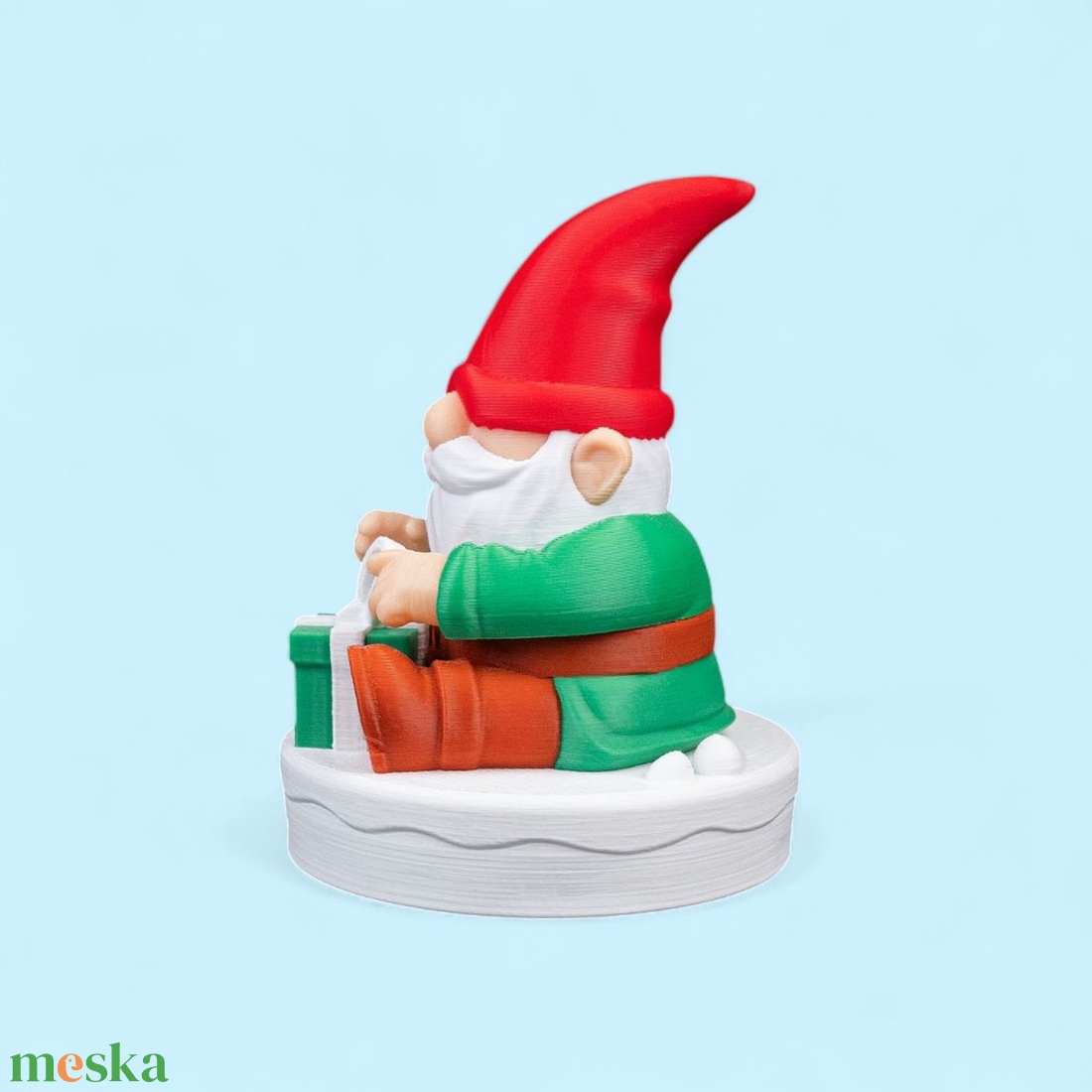 Ajándékos Manó - karácsony - karácsonyi lakásdekoráció - karácsonyi manók, figurák - Meska.hu