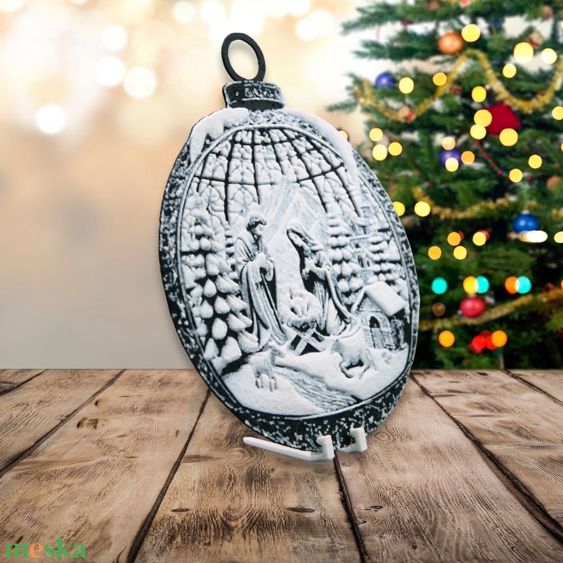 Betlehemi Csönd  Hueforge karácsonyfadísz - karácsony - karácsonyi lakásdekoráció - karácsonyfadíszek - Meska.hu