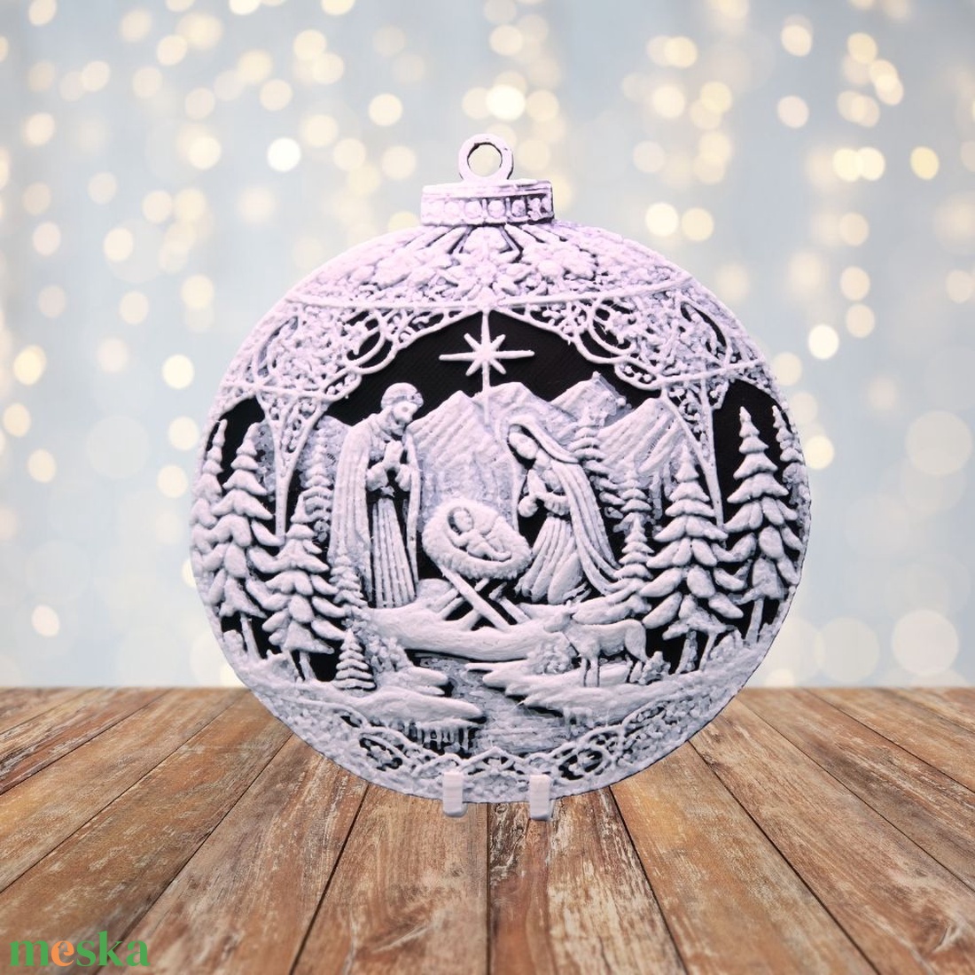 A Csillag Fénye  Hueforge karácsonyfadísz - karácsony - karácsonyi lakásdekoráció - karácsonyfadíszek - Meska.hu